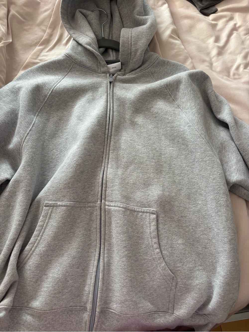 Aritzia Grey zip up